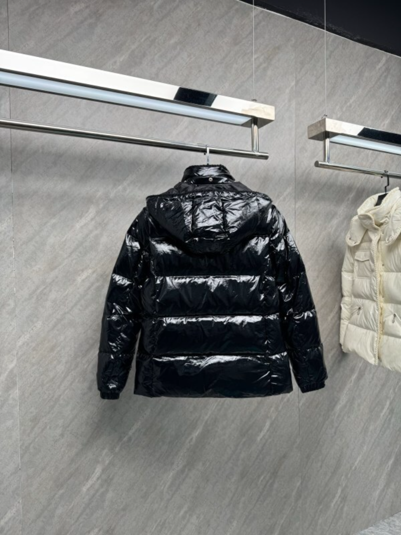 110221 New wool woven hooded down jacket Top quliaty 1:1 clothing