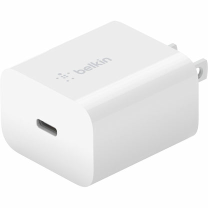 Belkin 20W Portable USB-C Wall Charger - 1xUSB-C (20W) - Fast Charge - Power Adapter - White - BBC005-WH