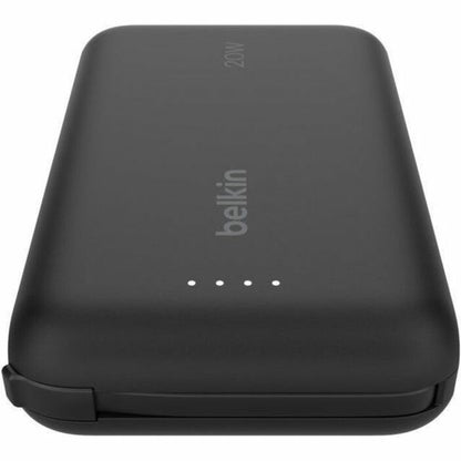 Belkin BoostCharge Power Bank 10K With Integrated Cable - BPB021fqBK
