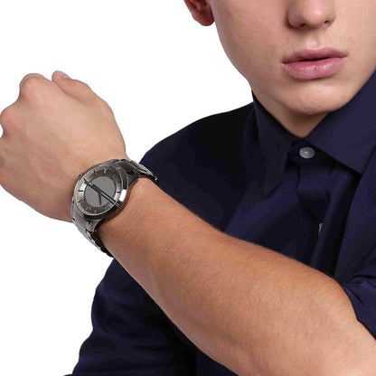 Armani Exchange Hampton AX2194 Men's Chronograph – Grey Dial with Matching Grey Stainless Steel Strap