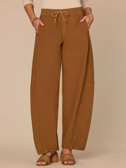 "Ab"leisure Skyrise Cinched Waist Toggle Hem Petite Jogger Pants
