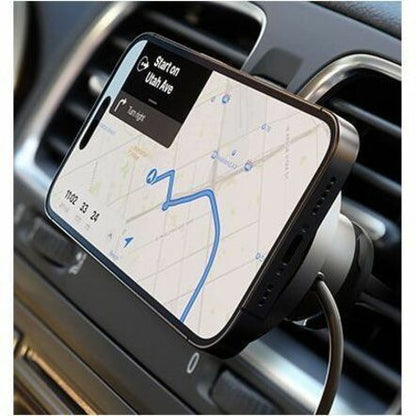 Belkin BoostCharge Pro Wireless Car Charger With Official MagSafe Charging 15W - 1 - For