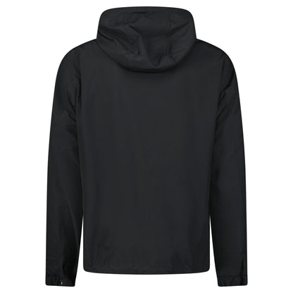 Burberry 'Stanford' Zip-Up Check Reversible Hooded Jacket Black & Check