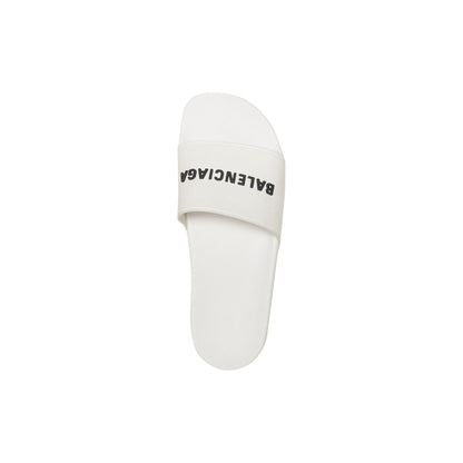 Balenciaga Pool Slides - White