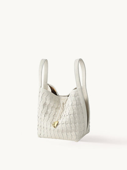 Lattice Bucket Bag